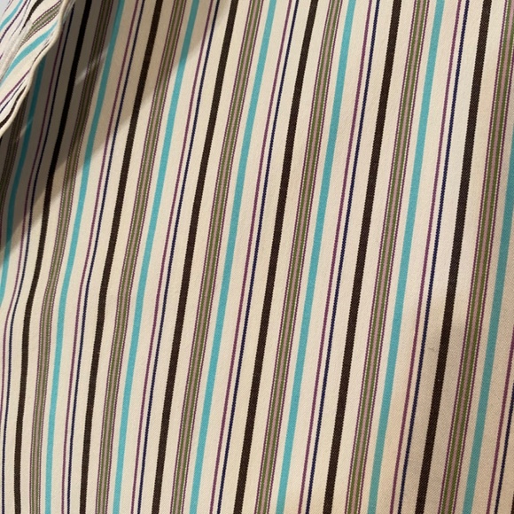 ETRO Men’s Striped Button Down Shirt Sz M or 41 - Picture 4 of 7